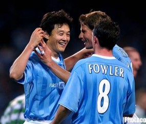 22年前今天孙继海创造历史，欧洲联盟杯破门！曼城5-0威尔士亚军（2003年8月14日）