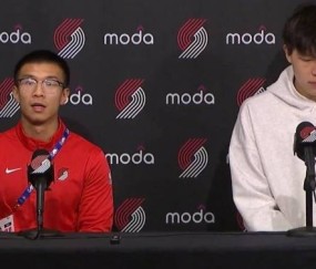 曝杨瀚森的翻译刘禹铖 已进入开拓者教练组