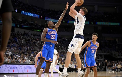 季前赛-弗拉格10+6SGA缺阵 浓眉7分独行侠胜雷霆