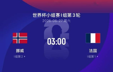 世界杯比赛前瞻丨挪威2-1法国：哈姆争金靴，更要争头名