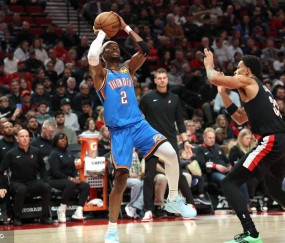 SGA35+9杨瀚森再遭DNP 开拓者22分逆转送雷霆赛季首败