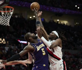 杨瀚森未登场艾顿29+10 湖人BIG3全歇击败开拓者