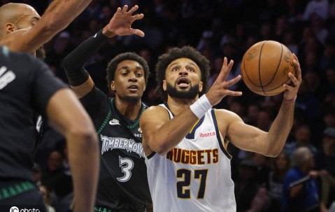 约基奇连场三双默里43+6 华子缺阵掘金擒森林狼