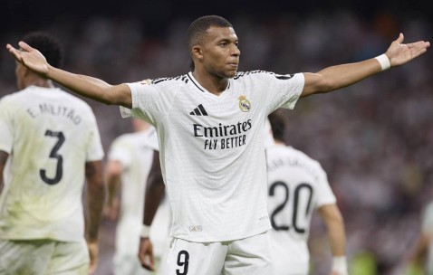 姆巴佩首夺欧洲金靴奖 31粒西甲进球助其圆梦