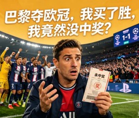 “巴黎夺欧冠，我买了胜，竟然没中奖？”