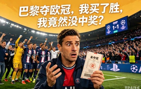 “巴黎夺欧冠，我买了胜，竟然没中奖？”