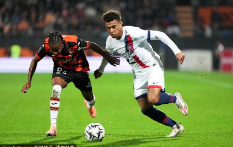 法甲-门德斯先拔头筹卡里奥卡扳平 大巴黎1-1洛里昂