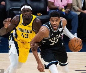 字母哥33+13送压哨绝杀 雄鹿客场险胜步行者