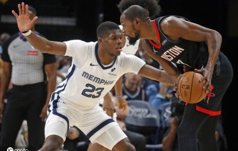 汤普森28+10申京20+16 杜兰特11分火箭擒熊5连胜