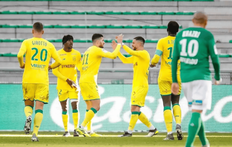 法甲：南特VS雷恩