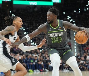 文班亚马19+15兰德尔12分 马刺狂胜森林狼总分1-1