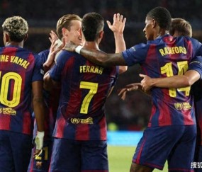 91分钟绝杀无效！巴萨死里逃生：3次落后3次扳平 亚马尔创欧冠历史