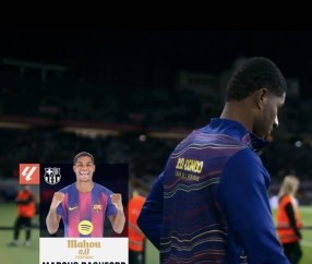 14场造12球！巴萨3-1完胜，拉什福德再进球，当选西甲官方最佳